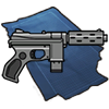Machine Pistol Blueprint<br>