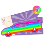 Vehicle Chameleon Color Ticket<br>