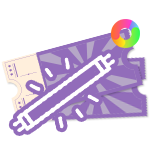 Vehicle Neon Ticket<br>